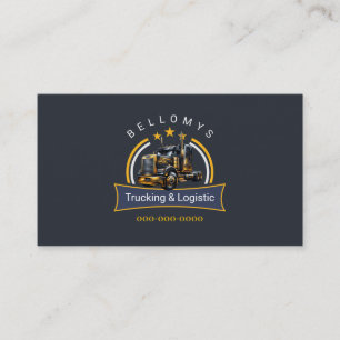 Semi Truck Business Card