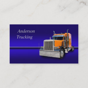 Semi Truck  Business Card