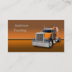 Semi Truck  Business Card