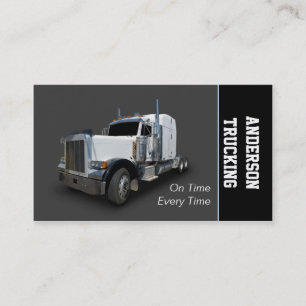 Semi Truck Delivery Company Business Card