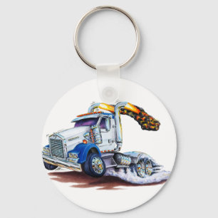 Semi Truck Key Ring