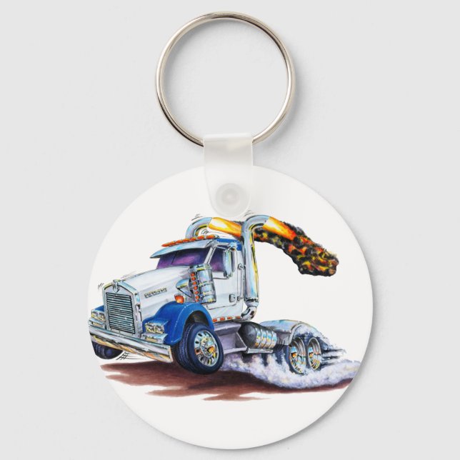 Semi Truck Key Ring (Front)