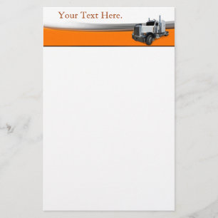 Semi Truck Stationery
