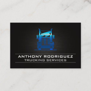 Semi Truck   Transport Driver   Logistics Business Card