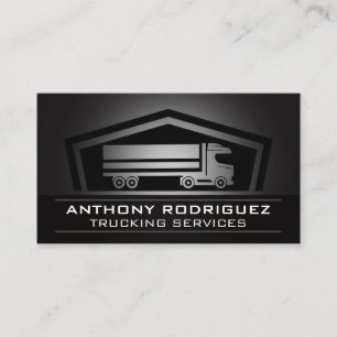 Semi Truck Transport Hauling Business Card