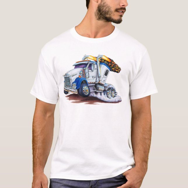 Semi Truck with Sleepercab T-Shirt (Front)
