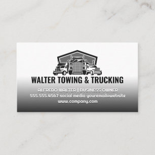 Semi Trucks   Big Rig   18 Wheelers Business Card