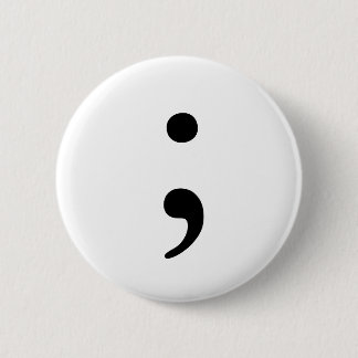 Semicolon badge