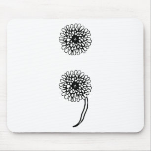 Semicolon Dandelion Suicide Prevention Awareness Mouse Mat