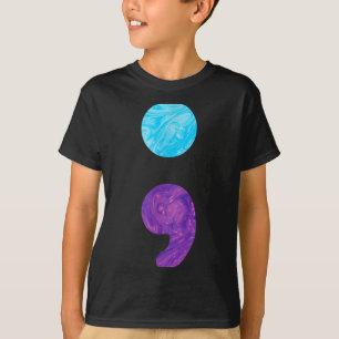 Semicolon depression prevention awareness week T-Shirt