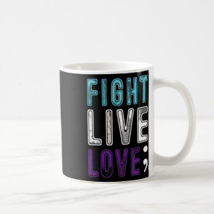 Semicolon Hope Suicide Awareness For A Mental Supp Coffee Mug