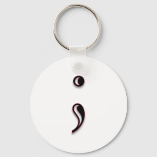 Semicolon Key chain