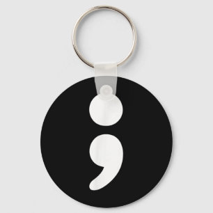 Semicolon Mental Health S Awareness Month Key Ring