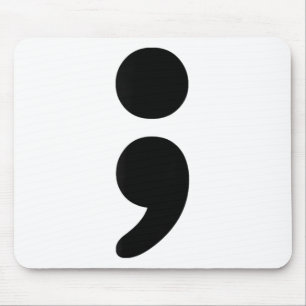Semicolon Mental Health S Awareness Month  Mouse Mat