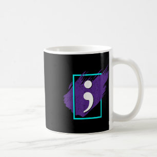Semicolon Shirt Suicide Awareness Men Shirt Gift Coffee Mug
