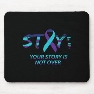 Semicolon Suicide Awareness Mental Health Mouse Mat