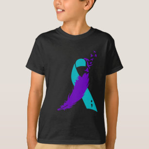 Semicolon Suicide Awareness Ribbon  T-Shirt