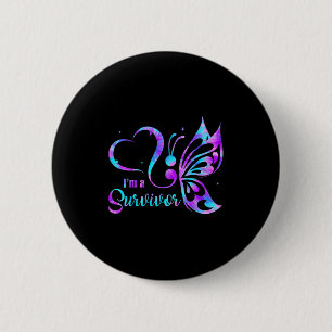 Semicolon Suicide Prevention Awareness - Kids Girl 6 Cm Round Badge