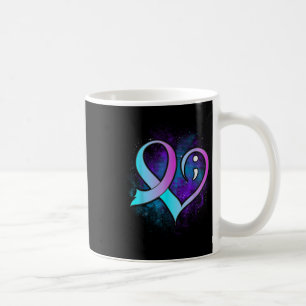 Semicolon Suicide Prevention Shirt Mental Health A Coffee Mug