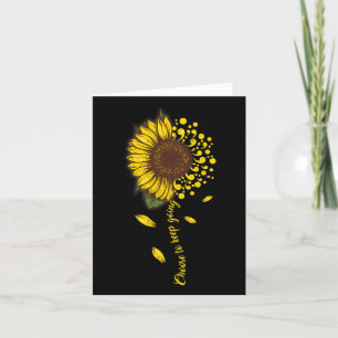Semicolon Sunflower Choose To Keep Going Suicide P Card