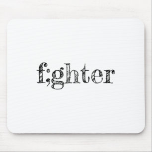 Semicolon Support Depression Awareness  Mouse Mat