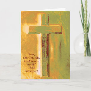 Seminary Kierkegard Quote Graduation Card