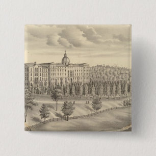 Seminary of St Francis of Sales, Milwaukee Co Wis 15 Cm Square Badge