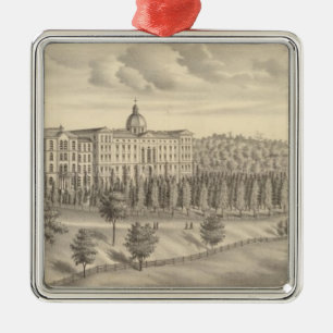 Seminary of St Francis of Sales, Milwaukee Co Wis Metal Tree Decoration