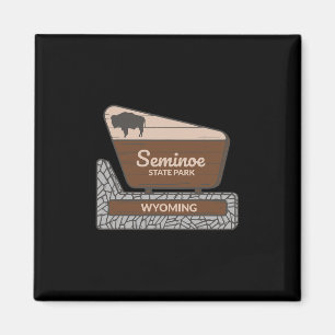 Seminoe State Park Wyoming Welcome Sign Vacation  Magnet