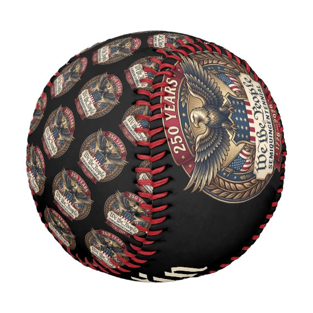 Semiquincentennial Eagle Emblem Baseball (Angled)