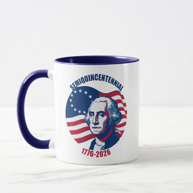 Semiquincentennial George Washington Mug (Left)