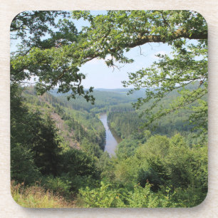 Semois Valley View, Ardennes, Belgium Coaster