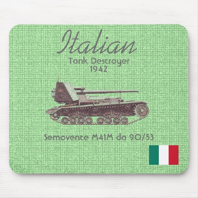 SEMOVENTE M41M, Italian Mouse Mat (Front)
