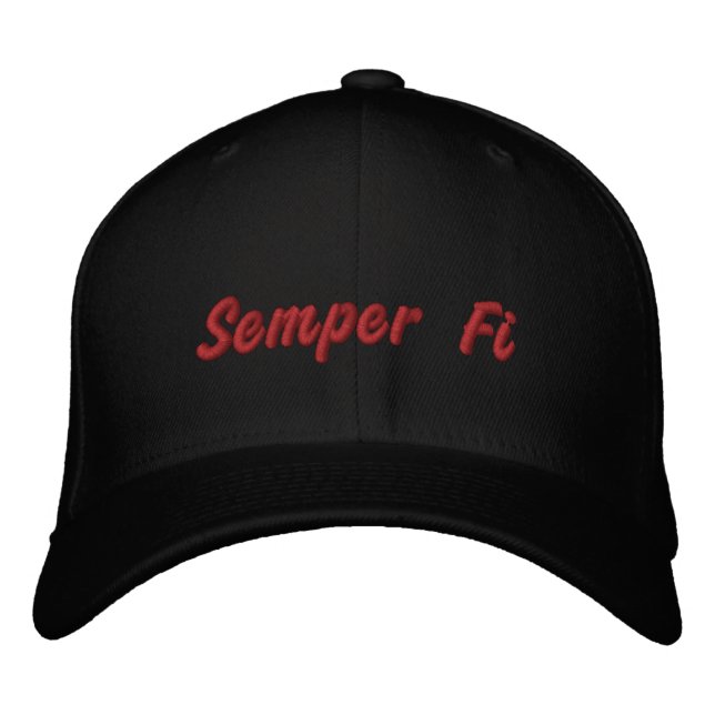 Semper Fi Embroidered Hat (Front)