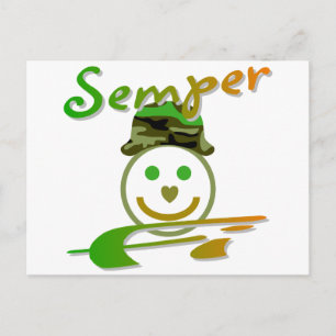 Semper Fi Postcard