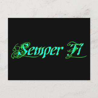 Semper Fi Postcard