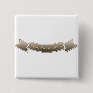 Semper Fidelis 15 Cm Square Badge