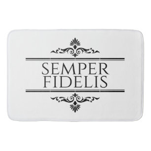 Semper Fidelis Bath Mat