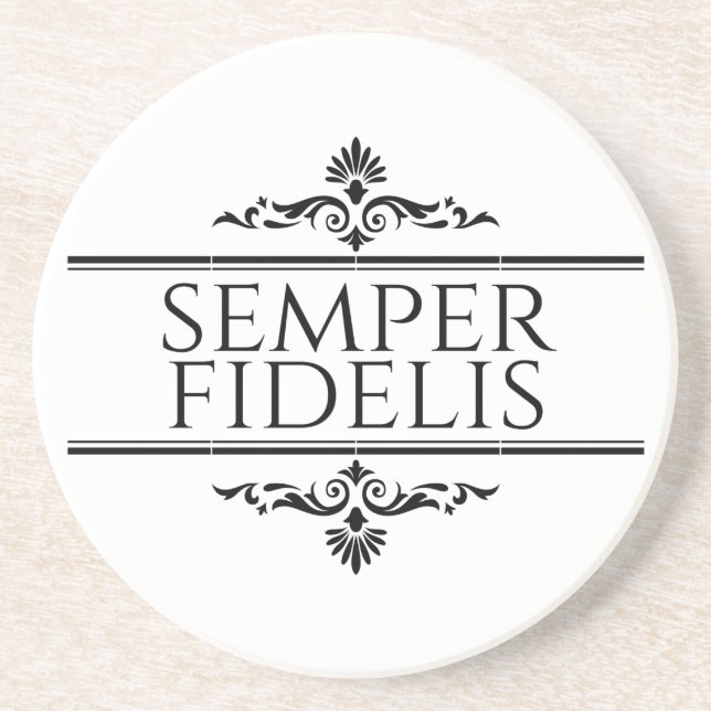 Semper Fidelis Coaster (Front)