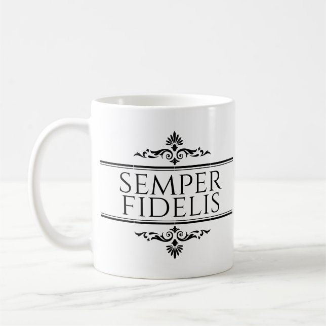 Semper Fidelis Coffee Mug (Left)