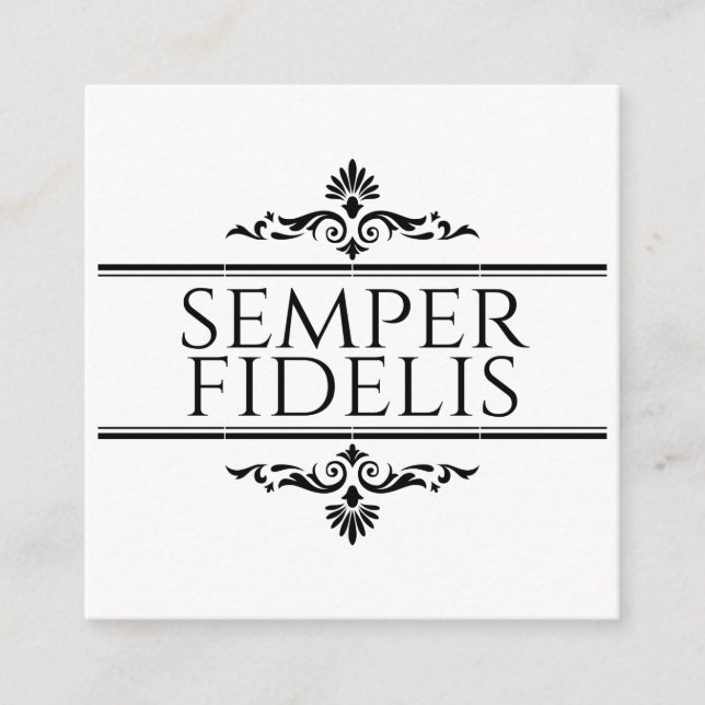 Semper Fidelis Enclosure Card (Front)