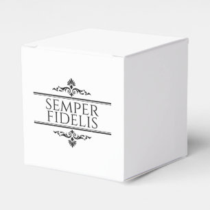Semper Fidelis Favour Box
