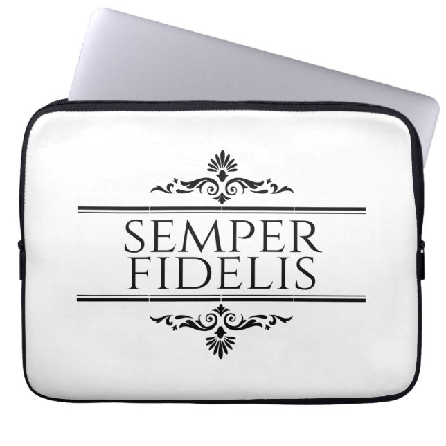 Semper Fidelis Laptop Sleeve (Front)
