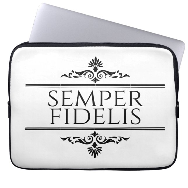 Semper Fidelis Laptop Sleeve (Front)