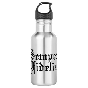 Semper Fidelis - Latin Phrase 532 Ml Water Bottle