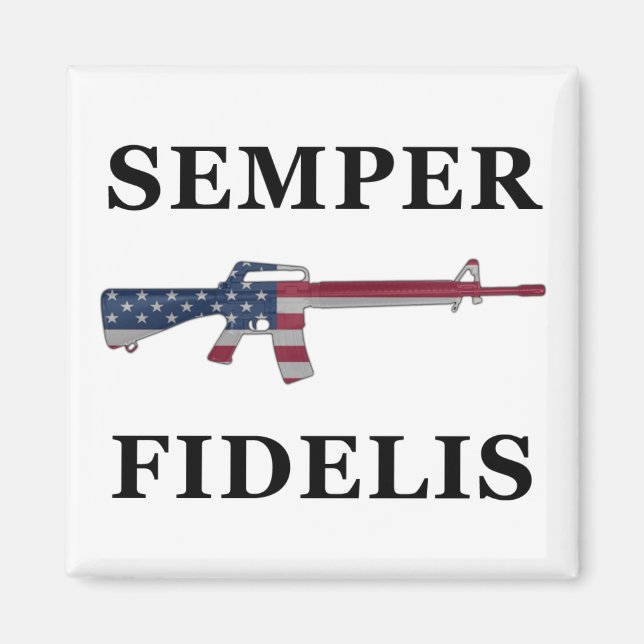Semper Fidelis M16 Magnet (Front)