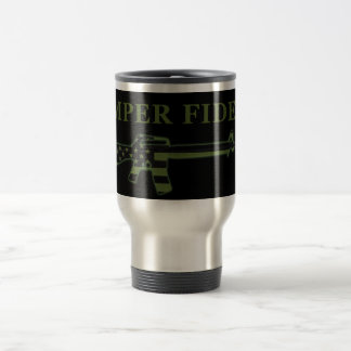 Semper Fidelis M16 Travel Mug Black Subdued