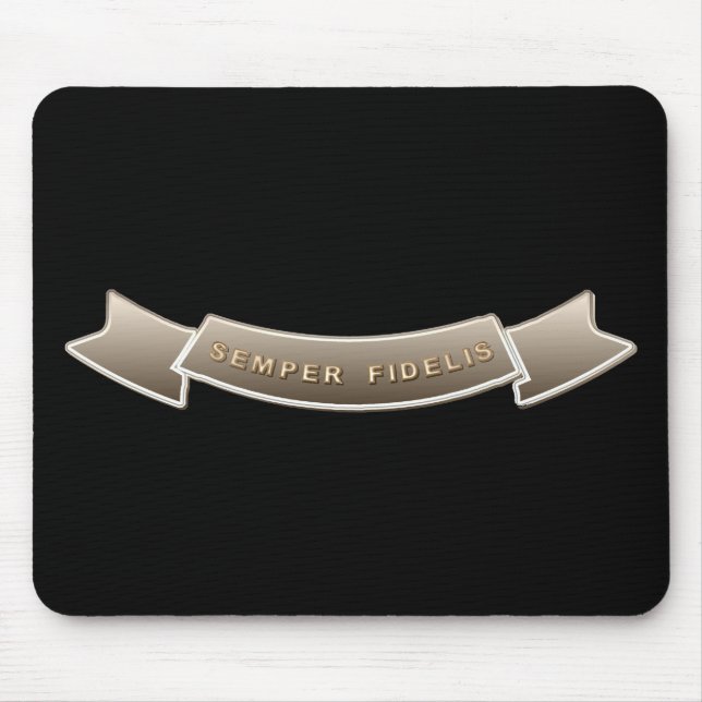 Semper Fidelis Mouse Mat (Front)