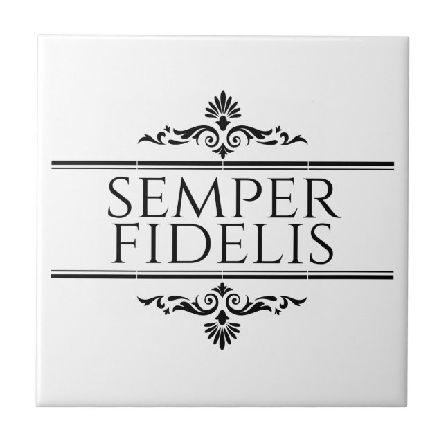 Semper Fidelis Tile (Front)