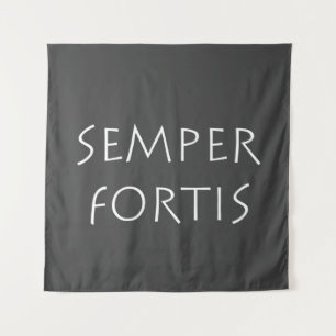 Semper fortis tapestry